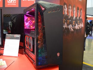 COMPUTEX TAIPEI 2017 - GTX 1080 8GB搭載可、ハンドル付で幾何学デザインが熱いMSI「Infinite A」