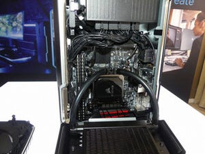 COMPUTEX TAIPEI 2017 - CorsairがCPU+GPUのデュアル水冷PCを展示、GeForce GTX 1080を搭載