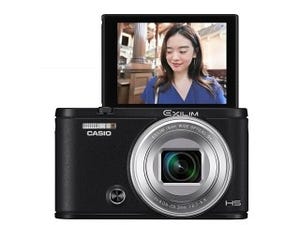 カシオ、美肌と背景ぼかしで印象的な自撮り写真を - EXILIM EX-ZR4100