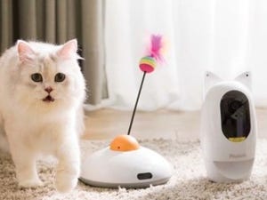 日本エイサー、自宅のペットを見守る耳型ライト付きネットワークカメラ