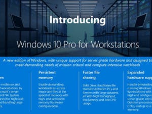 「Windows 10 Pro for Workstations」発表、高性能PC向けハイエンド版