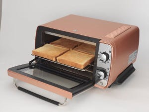 デロンギ、トーストを4枚同時に焼けるオシャレなオーブン&トースター