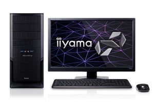 iiyama PC、税別89,800円からの第8世代Core i5搭載デスクトップPC
