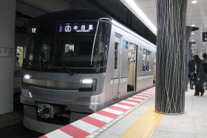 東京メトロ日比谷線13000系、車内BGM試行運用始まる - 日中2往復