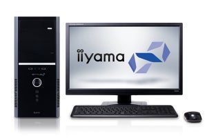iiyama PC、Core i7-8700とGTX 1060を搭載するミドルタワーPC