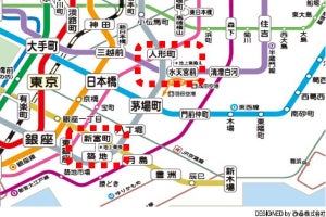 東京メトロと東京都交通局、人形町駅・水天宮前駅など乗換駅設定
