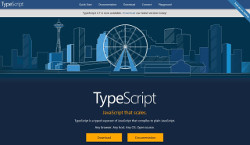 TypeScript<a href="http://www.typescriptlang.org/" target="_blank">公式サイト</a>|