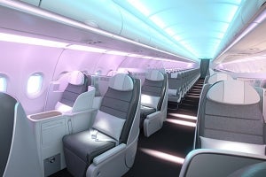 エアバス、エアスペース仕様A320キャビン公開--航空機インテリア・エキスポ