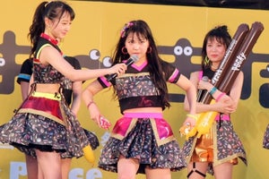 NMB48白間美瑠、全力"コマネチ"で観客にメッセージ「勇気を出せよ!」