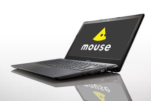 マウス、47,800円から購入できるSSD搭載スタンダード14型ノートPC