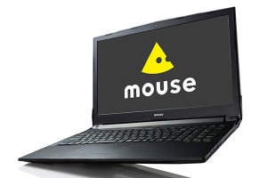 マウス、Core i7-8750HとGTX MX 150を搭載する15.6型ノートPC