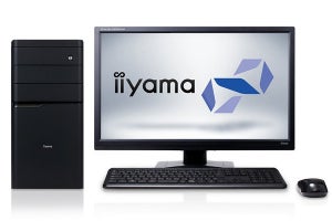 iiyama PC、AMDのA6-9500搭載で6万円を切るミニタワーデスクトップPC