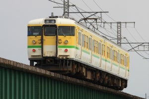 JR東日本115系「復刻“弥彦色”越後ぐるっと周遊号」11月に運転