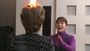 筧美和子、突然デヴィ夫人の頭が燃え始めて…天然ぶり発揮