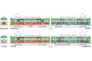 京阪電気鉄道「おでんde電車」「ビールde電車」ラッピング電車運転