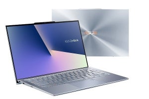 ASUS、97%の画面占有率でほぼ全画面! の13.9型ノートPC「ZenBook S13」