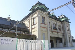 JR九州、門司港駅の復原駅舎2階を公開「みかど食堂」試食会も実施