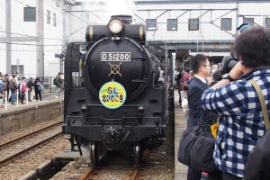 JR西日本「SL北びわこ号」蒸気機関車D51形で運転、12系客車も注目