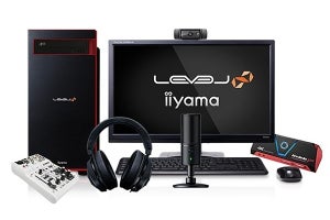 iiyama PC、「LEVEL∞ with Team NVIDIA」推奨のデスクトップPC