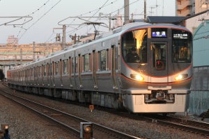 JR西日本323系、大阪環状線へ全編成投入完了 - 201系は6/7運行終了