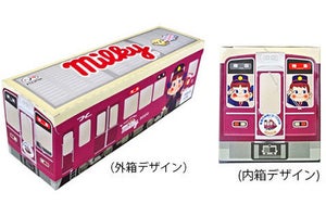 「ペコちゃん×阪急電車ミルキー」8000系30周年列車のデザイン採用
