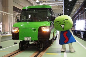 京都鉄道博物館に阿佐海岸鉄道のDMV - マイクロバスが線路を走る!?