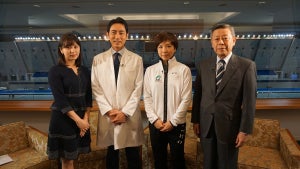 小泉孝太郎、主演ドラマモデルの病院を訪問! 小平奈緒・理事長と語り合う