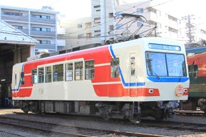 叡山電鉄「三陸鉄道カラー」車両の運行期間を延長、引き続き応援