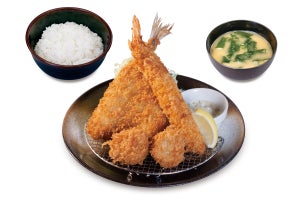 松のや・松乃家、「ロースかつ&ホタテフライ定食」など3種の定食を発売