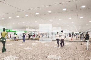JR東日本、新宿駅東西自由通路7/19供用開始 - 東口駅前広場も整備