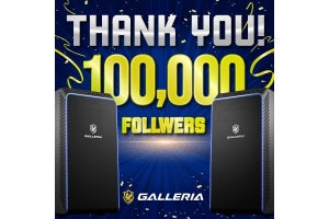 GALLERIAがRTX 3060搭載のゲーミングPC、Twitterフォロワー10万人突破記念モデルも