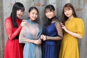 大原優乃・寺本莉緒・石田桃香・安藤咲桜、プラモデル役衣装に大満足! “なかなか脱げない”苦労も