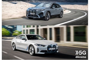 BMWの新型EV「iX」「i4」がドコモの5Gに対応、スマホの電話番号で通話も可能