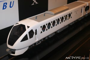 東武鉄道N100系「スペーシア X」模型も展示 - 先頭車は「N101-6」