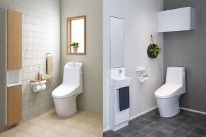 LIXIL、非接触・除菌機能など清潔性を重視したアメージュシャワートイレ
