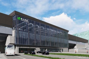 北海道新幹線の新小樽(仮称)駅と長万部駅、駅デザイン素案を提示へ