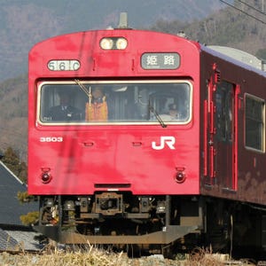 鉄道写真 コレクション2014 第55回 JR西日本103系、播但線を走るえんじ色の電車