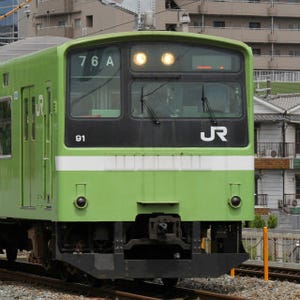 鉄道写真コレクション 第201回 JR西日本で現役の201系 - JR大和路線、ウグイス色の電車