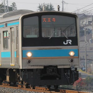 鉄道写真コレクション 第372回 JR西日本、スカイブルーの帯の阪和線205系0番台