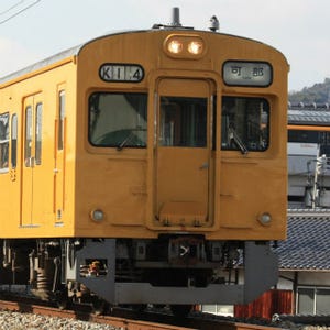 鉄道写真コレクション 第98回 JR西日本の105系4扉車、電化延伸が決まった可部線を走る
