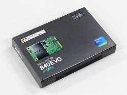 最大1TBのSamsung SSD 840 EVO mSATAでUltrabookのSSDを換装 - もっと大容量・高性能に! (1) 待望の