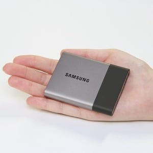 高速ポータブルSSD「Samsung Portable SSD T3」デビュー - USB 3.1 Type-Cポートを備えたハイスピードモデルの実力