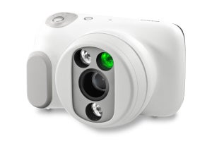 カシオが開発中の産婦人科向けデジタルカメラ「コルポカメラ」の試作機を参考出展