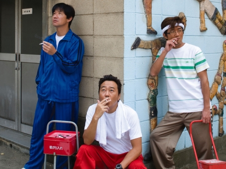 内村光良とさまぁ~ずの息の合った演技が光る! , 舞台『子どもさんかん日』