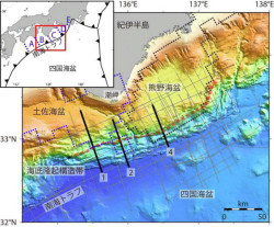 東大大気海洋研とJAMSTEC、南海トラフで津波地震型の巨大分岐断層を発見