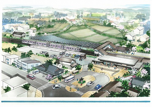 平泉駅が「エコステ」モデル駅に 