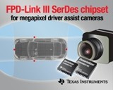 TI、車載カメラ向け転送用FPD-Link IIIチップセットを発表