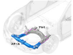 ホンダ、異種金属の連続接合技術を開発して量産車のフレームの一部で利用