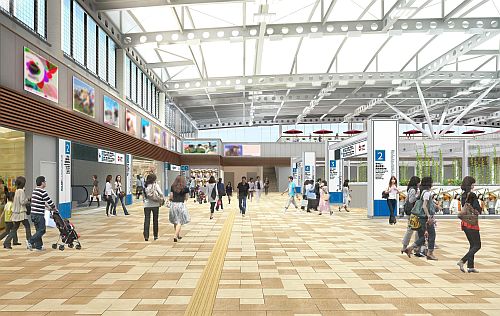 西武線所沢駅の東西自由通路11/27開通、「エミオ所沢」もグランドオープン