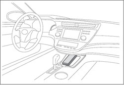 デンソー、車載用スマートフォン向けワイヤレス充電器を開発